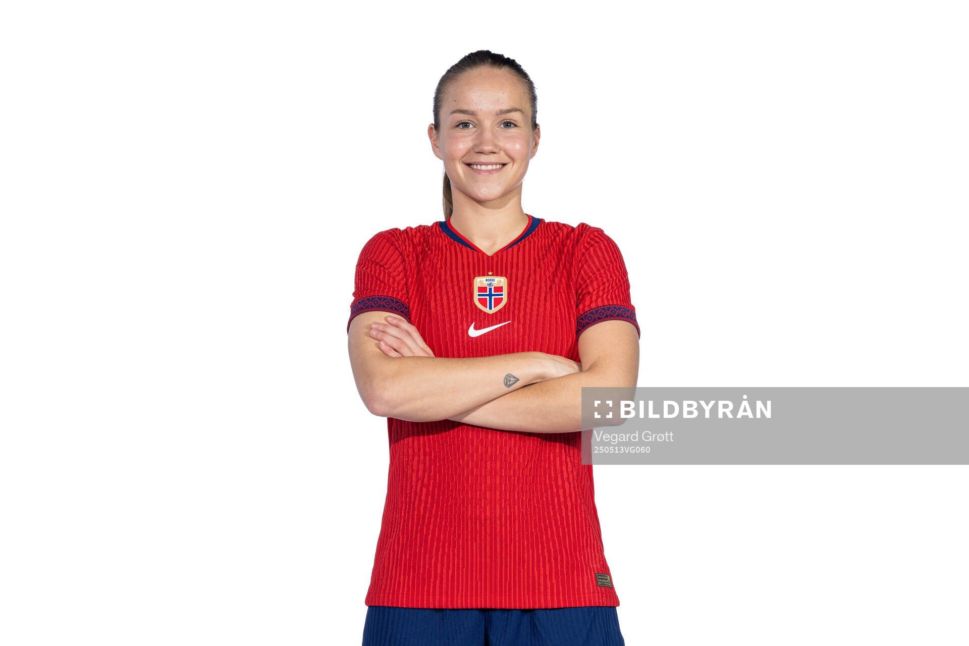 Guro Reiten of the Norwegian women's national football team