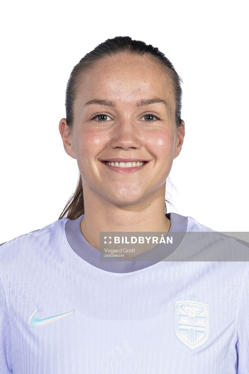 Guro Reiten of the Norwegian women's national football team