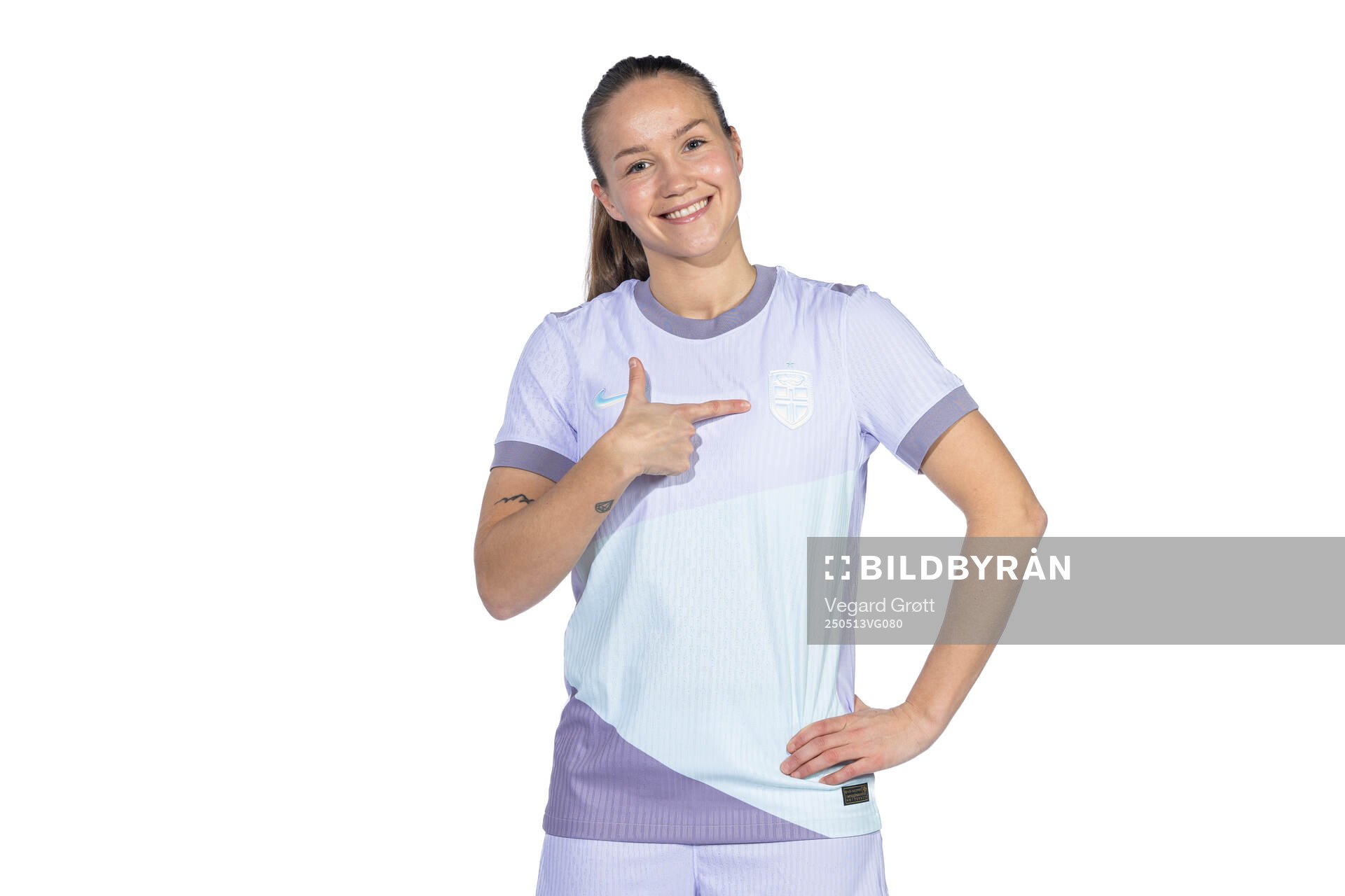 Guro Reiten of the Norwegian women's national football team