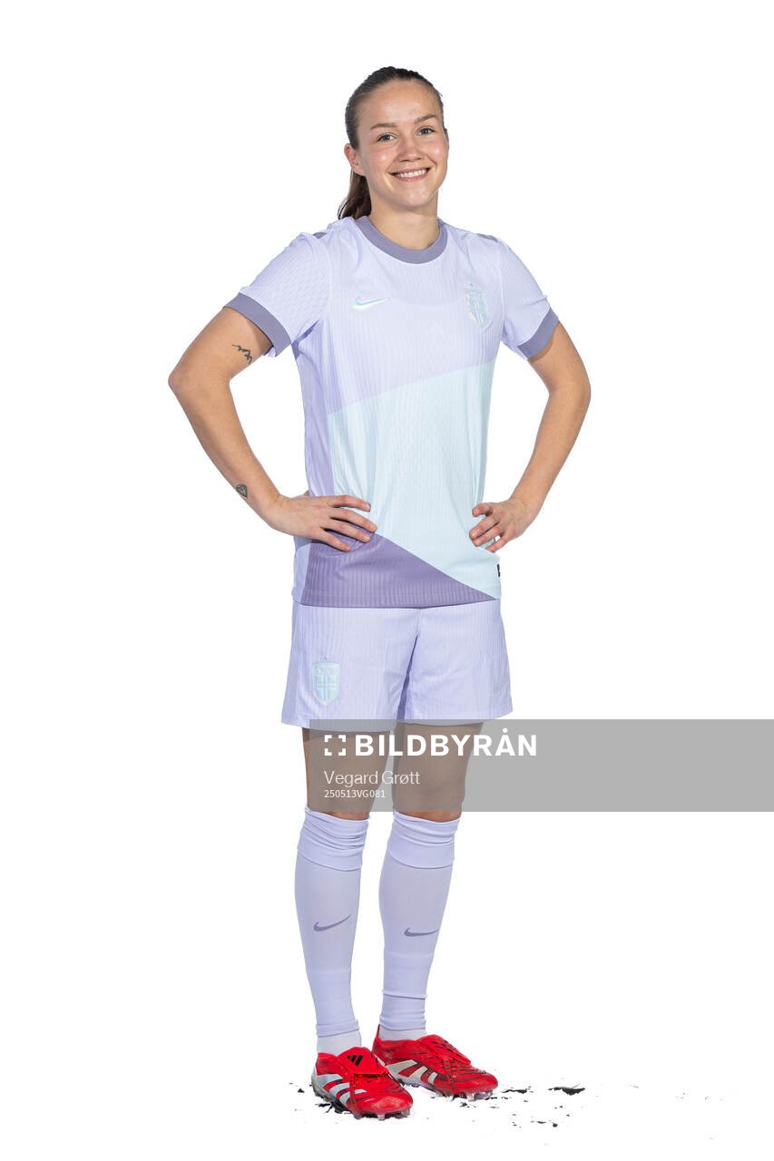 Guro Reiten of the Norwegian women's national football team