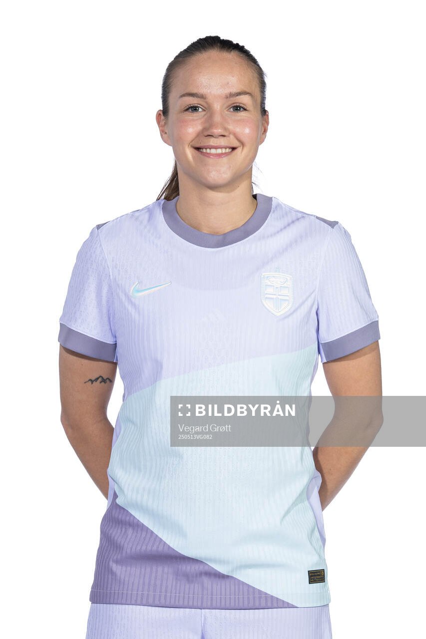 Guro Reiten of the Norwegian women's national football team