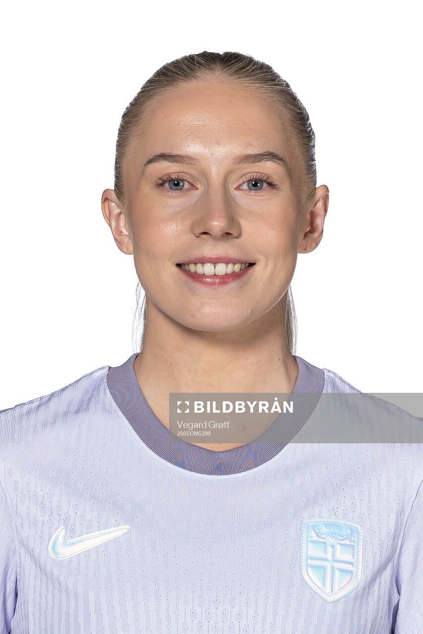 Thea Bjelde of the Norwegian women's national football team