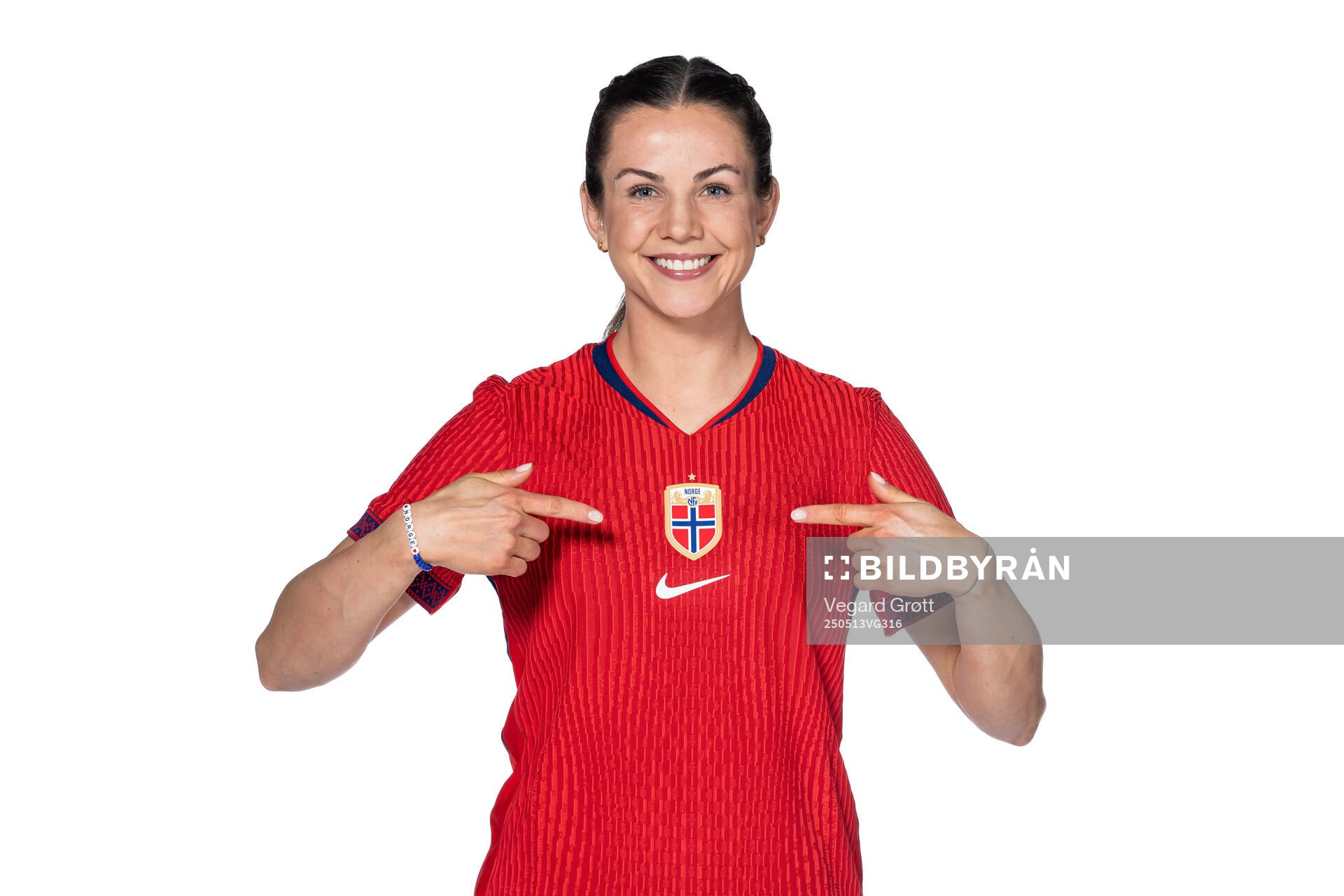 Tuva Hansen of the Norwegian women's national football team