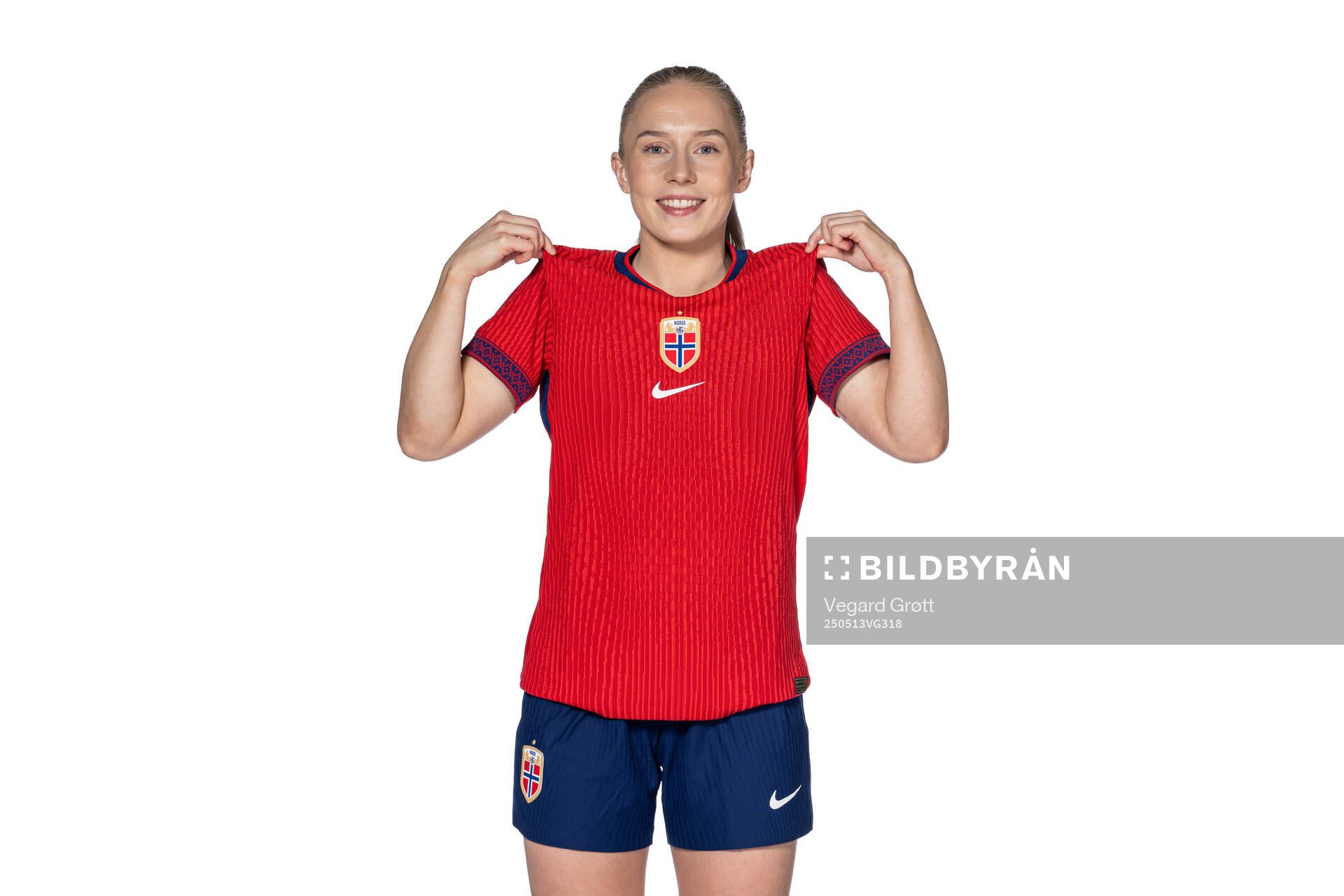 Thea Bjelde of the Norwegian women's national football team
