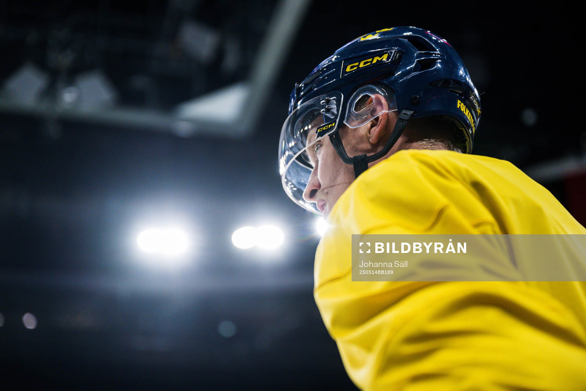 Gabriel Carlsson of Sweden at a practice session