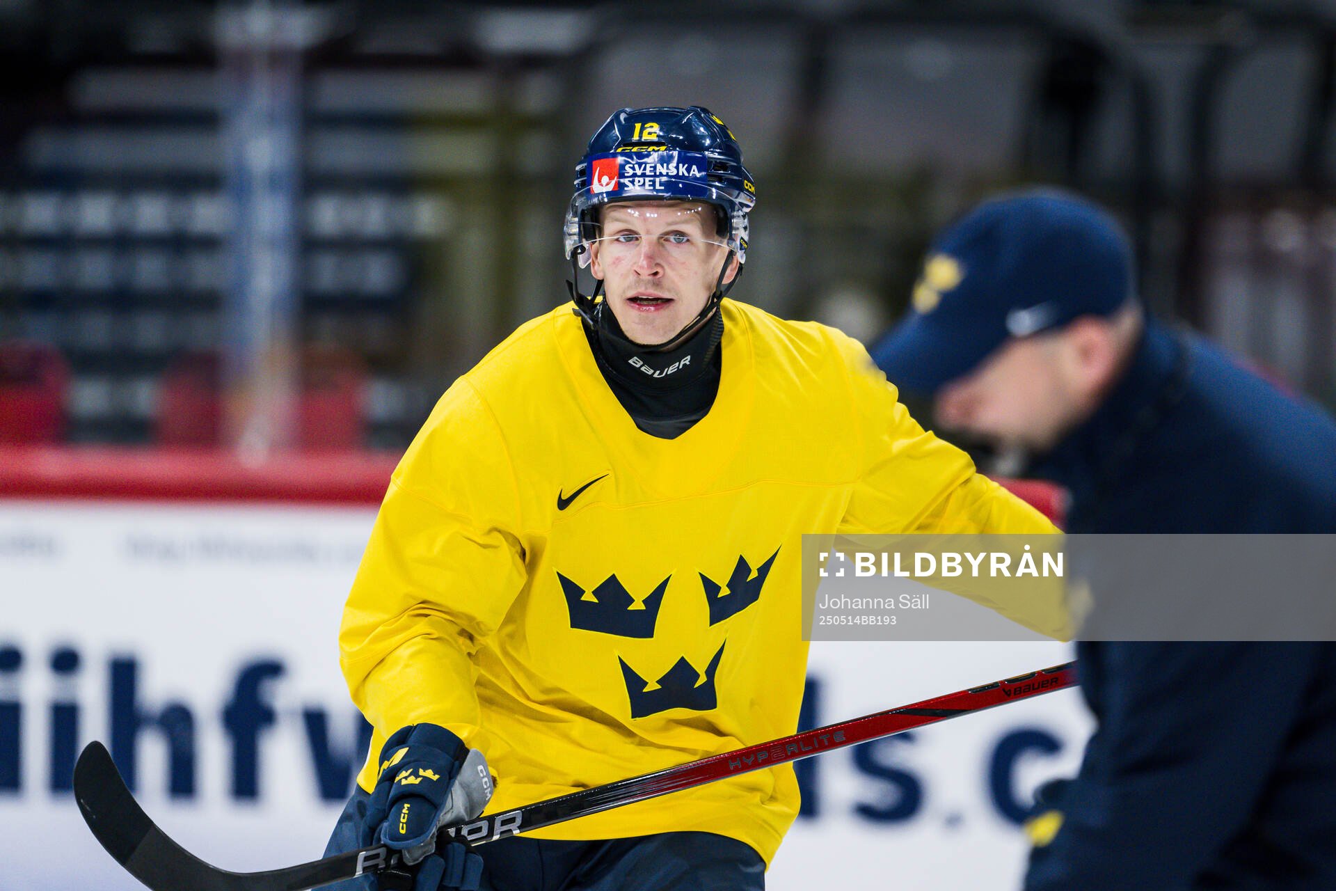 Max Friberg of Sweden at a practice session
