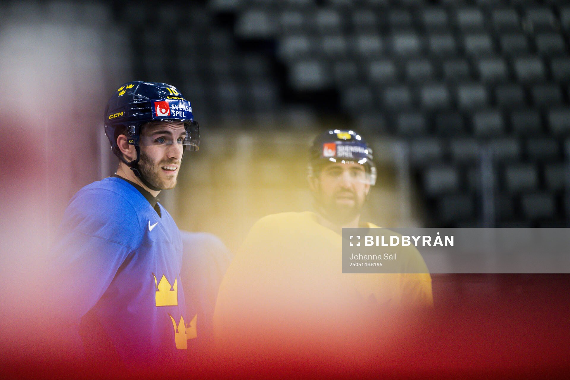 Alexander Wennberg of Sweden at a practice session