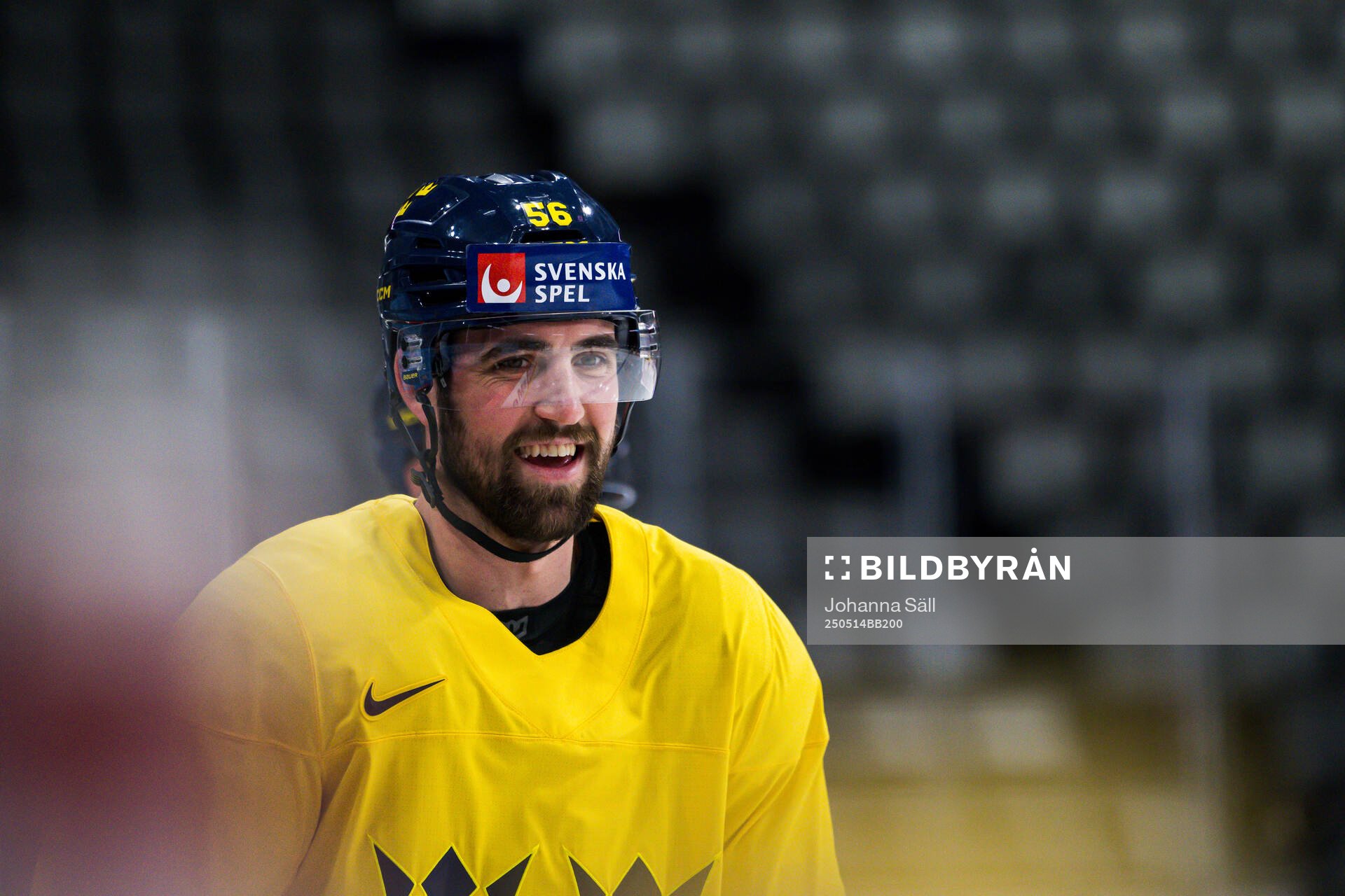 Erik Gustafsson of Sweden at a practice session