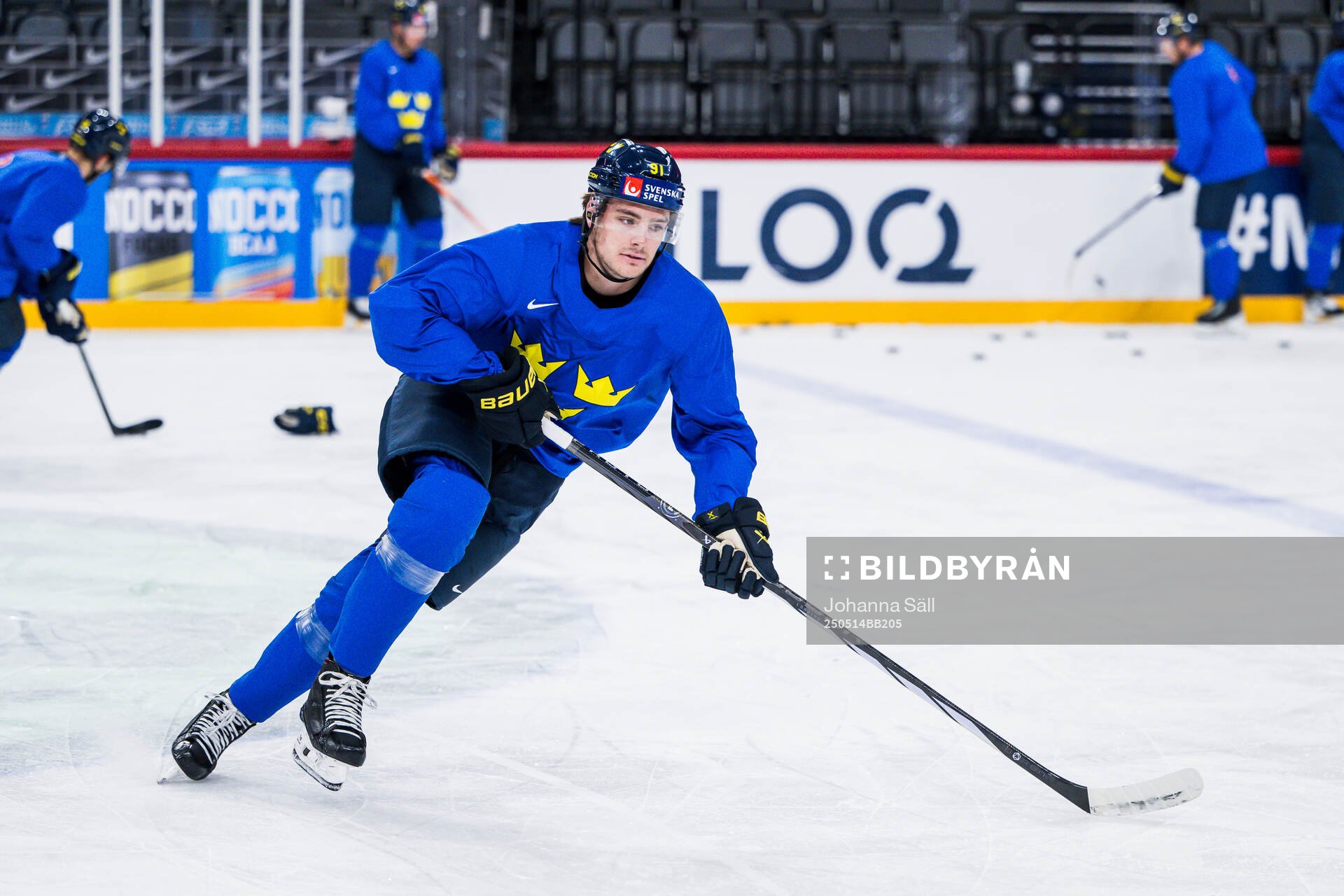 Leo Carlsson of Sweden at a practice session