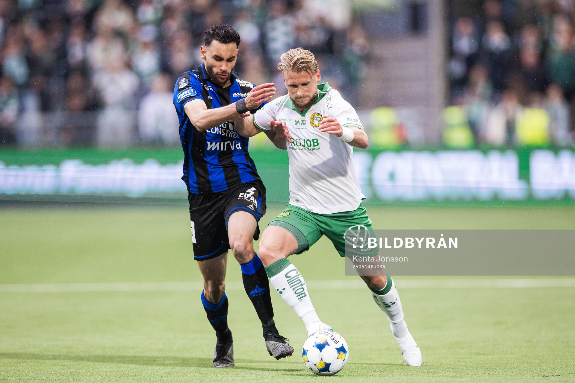 Sirius Joakim Persson och Hammarbys Simon Strand