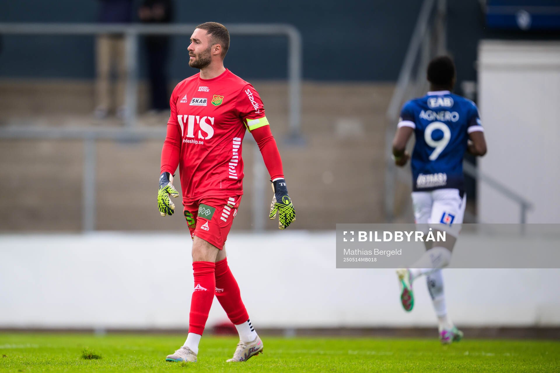 GAIS målvakt Mergim Krasniqi deppar