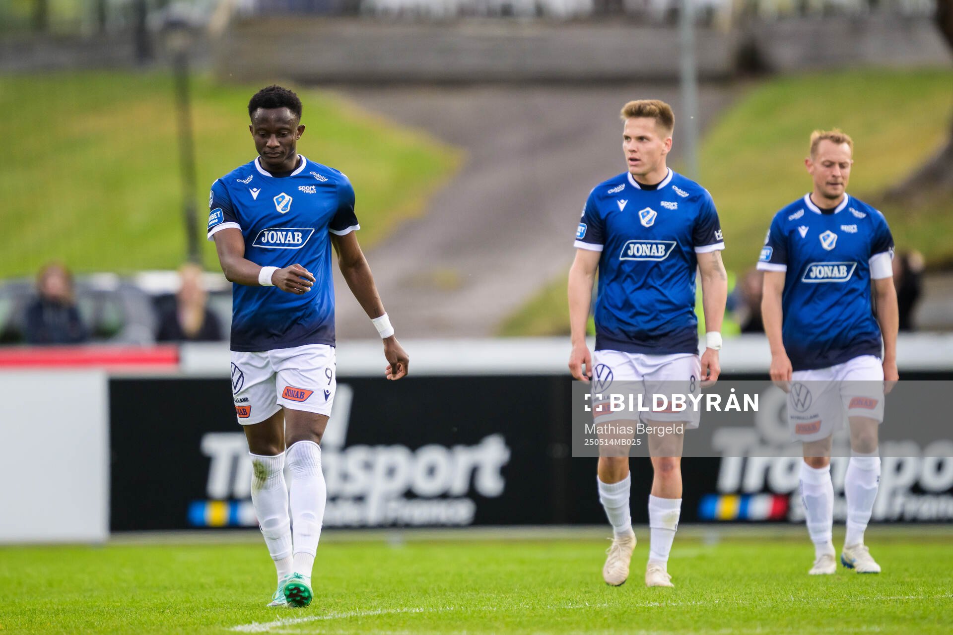 Halmstads Yannick Agnero, Niilo Mäenpää och Joel