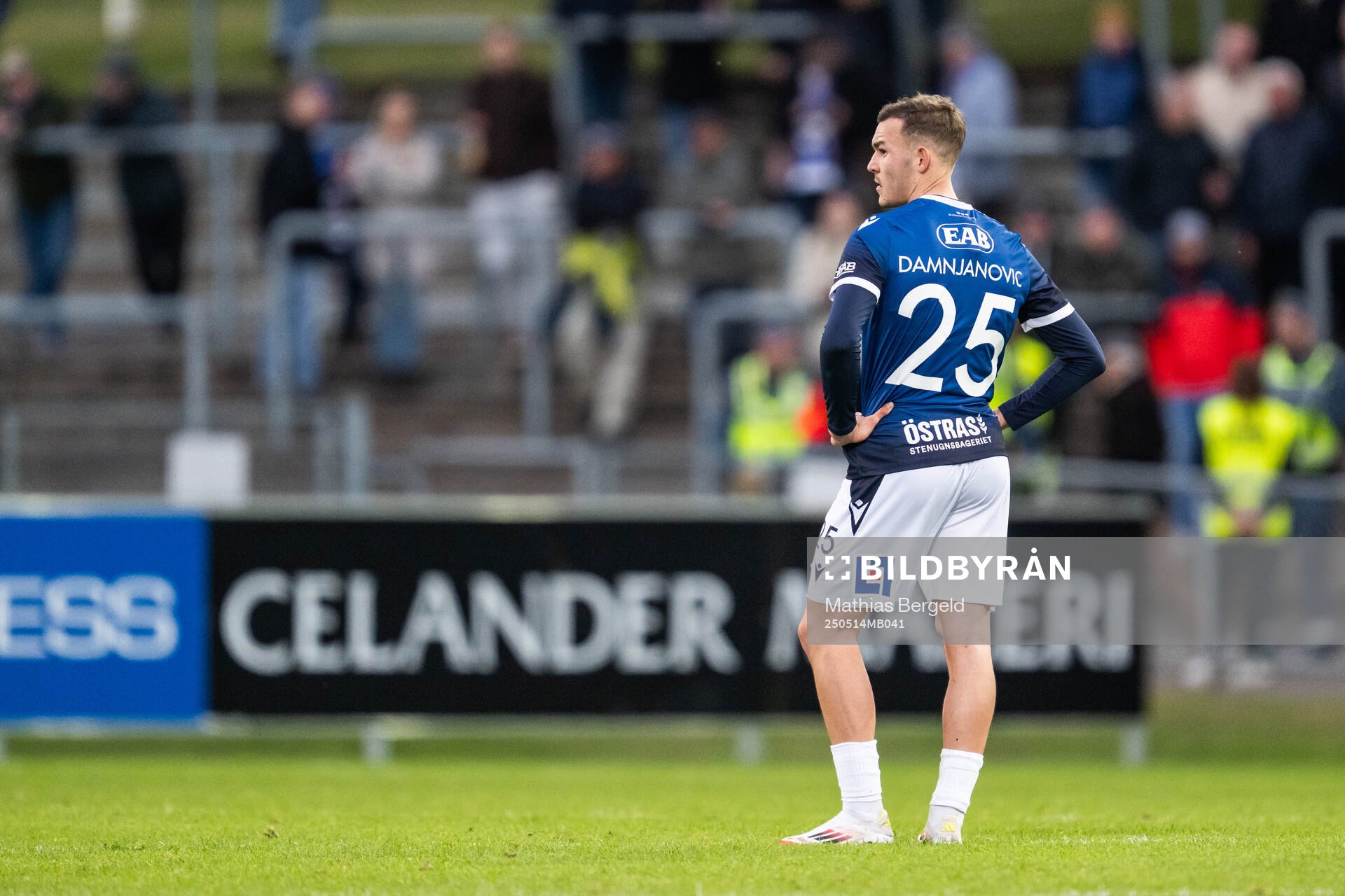 Halmstads Aleksander Damnjanovic Nilsson deppar