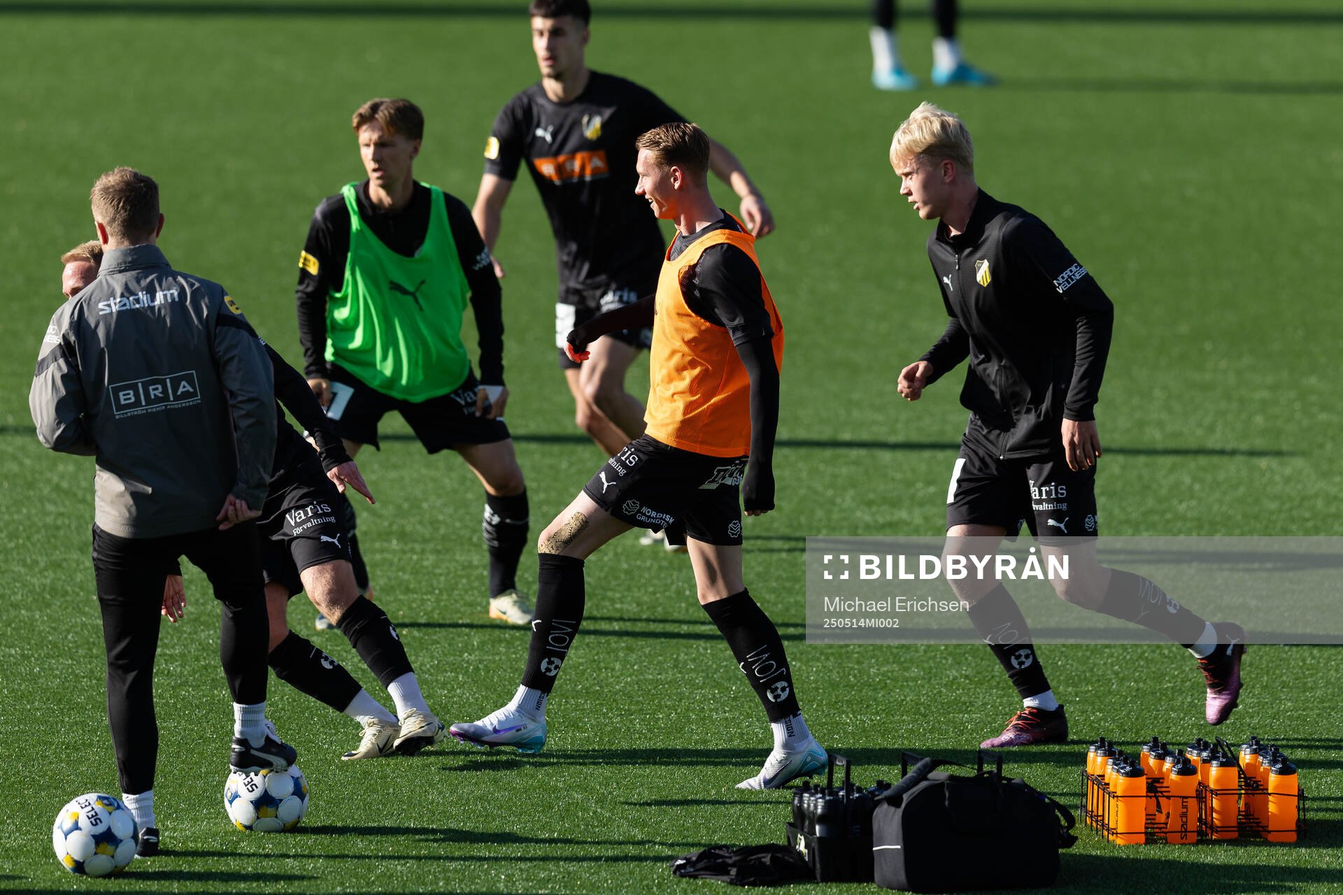 Häckens Julius Lindberg inför fotbollsmatchen i Allsvenskan mellan Häcken och AIK den 14 maj 2025 i Göteborg. 