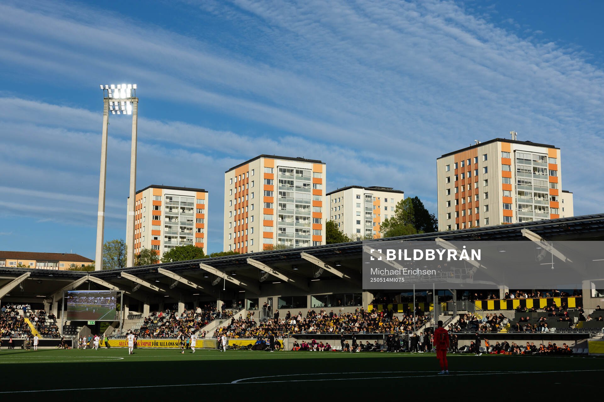 Vy över Bravida Arena