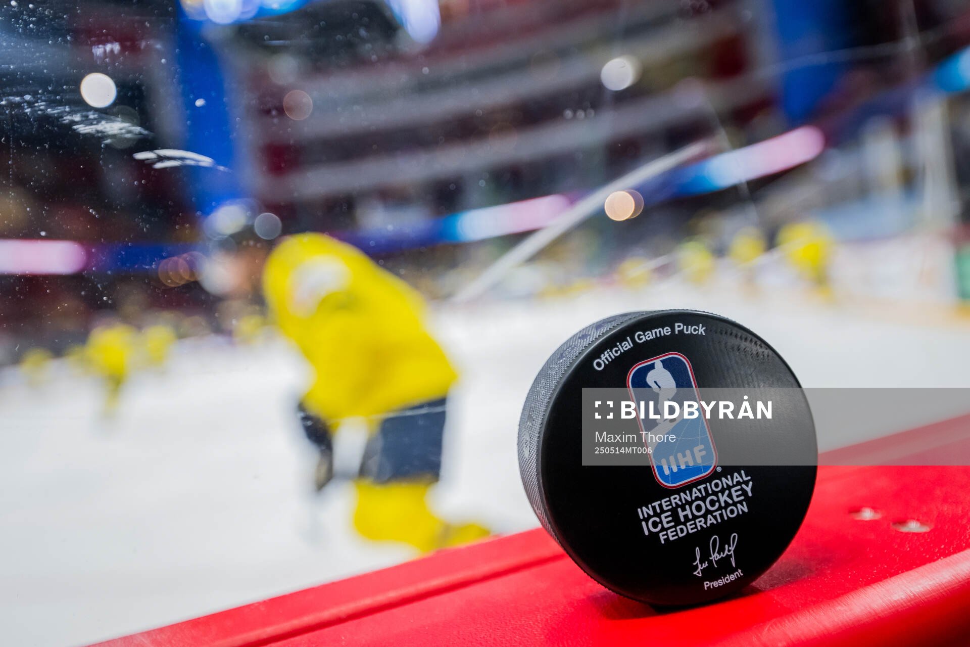 The official game puck