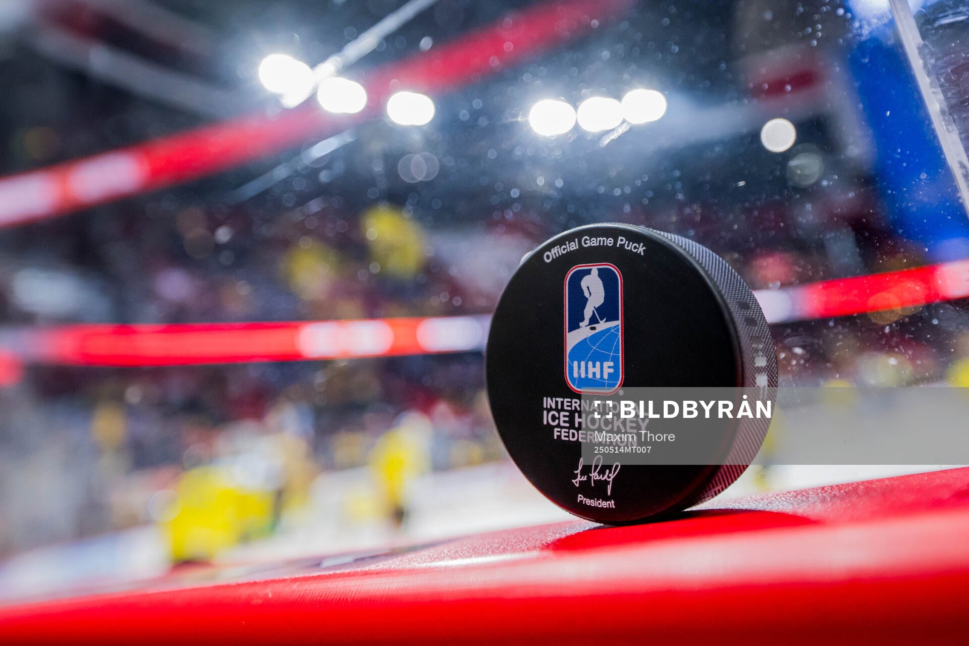 The official game puck