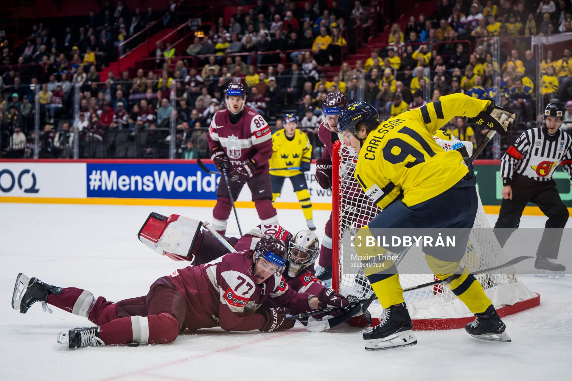 Kristaps Roberts Zile and Kristers Gudlevskis of Latvia and