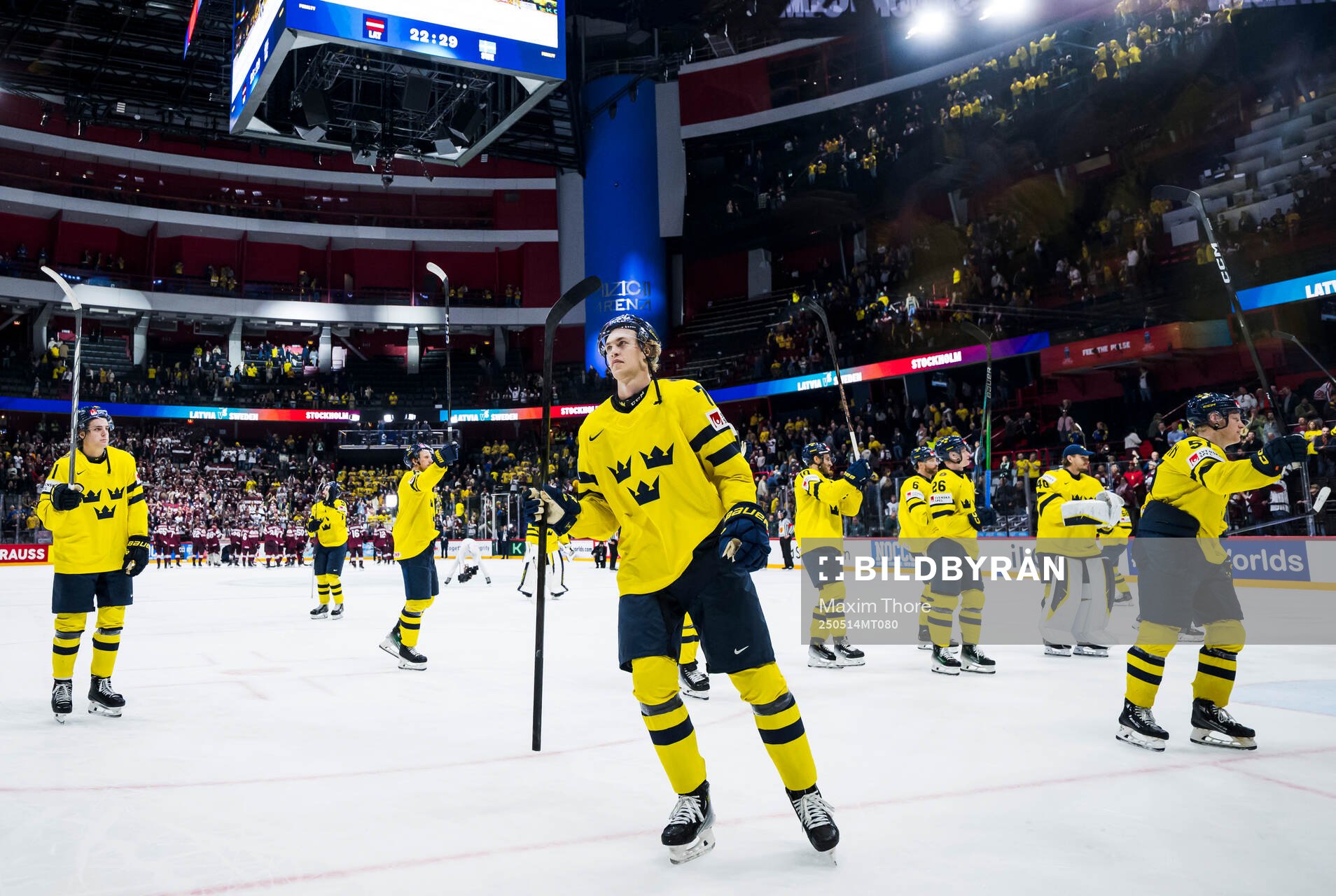 Simon Edvinsson of Sweden celebrates