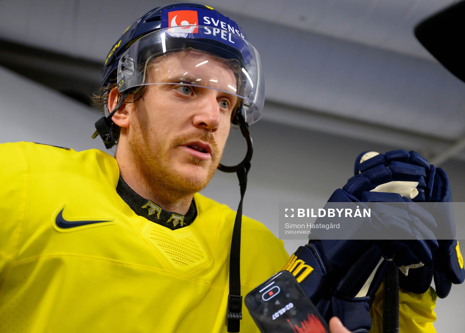 Jonas Brodin of Sweden