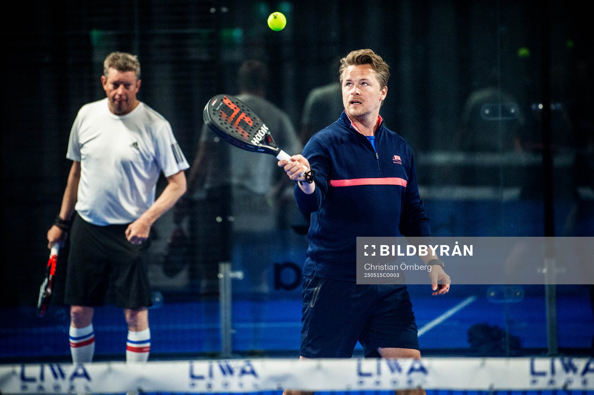 Nicklas Jadeland spelar padel