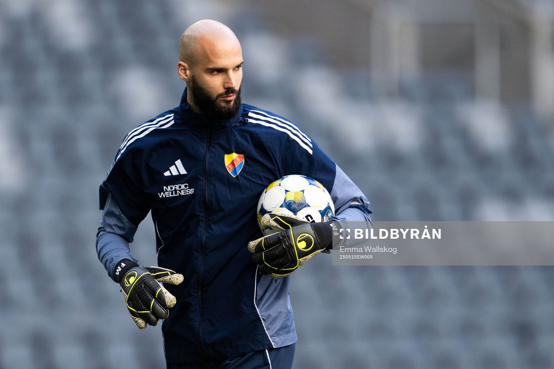 Djurgårdens målvakt Filip Manojlovic