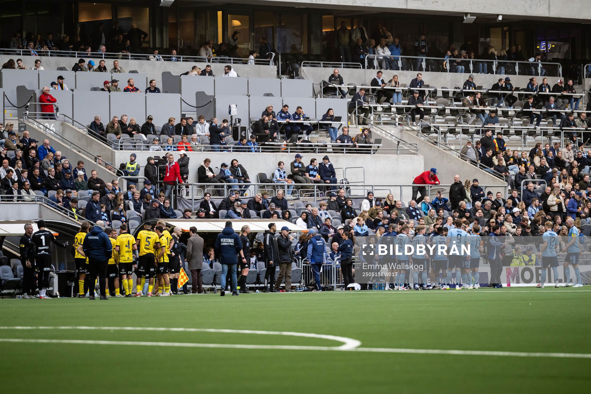 Mjällbys och Djurgårdens spelare