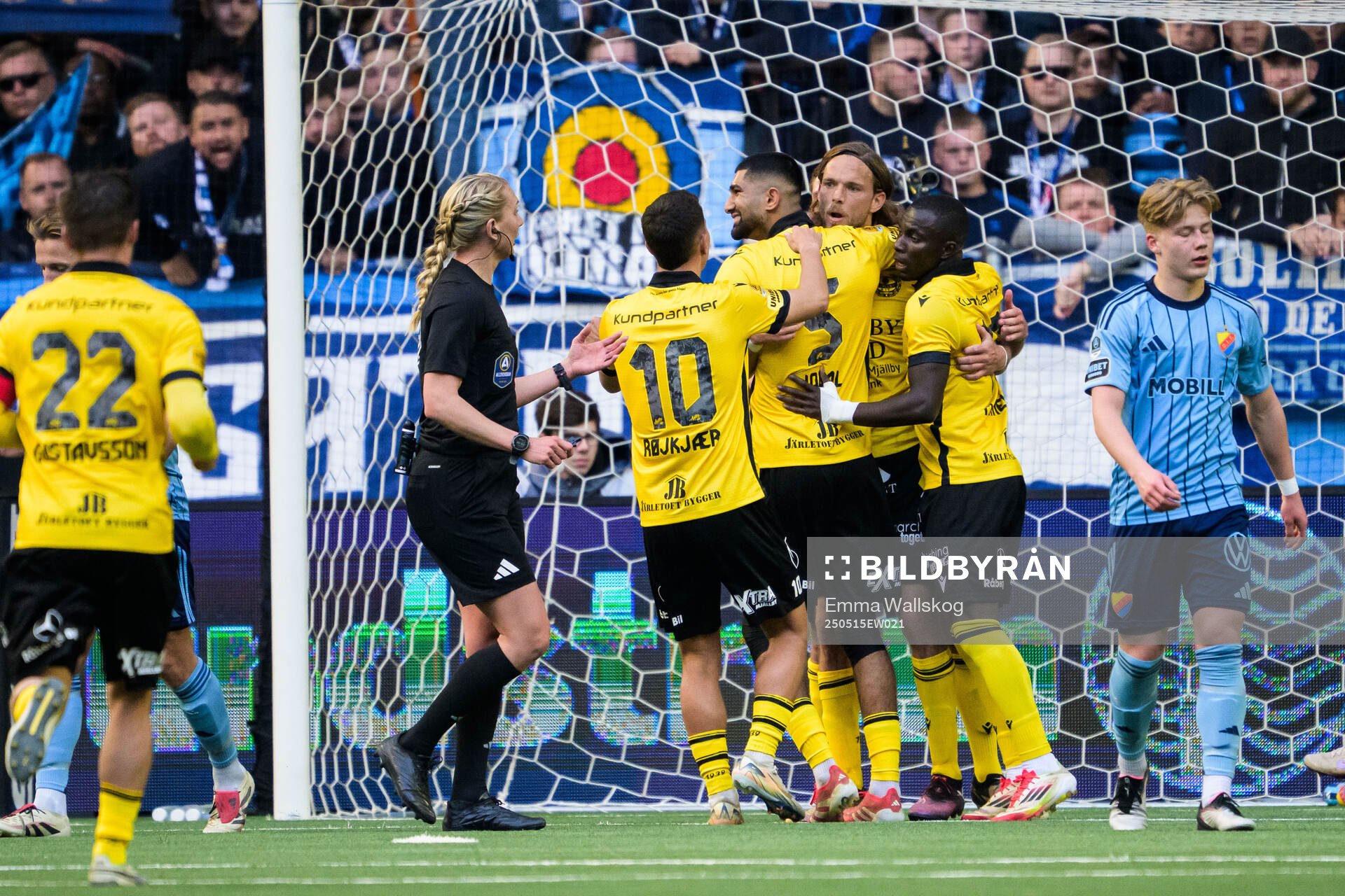 Mjällbys Tom Pettersson, Nicklas Røjkjær, Abdullah Iqbal