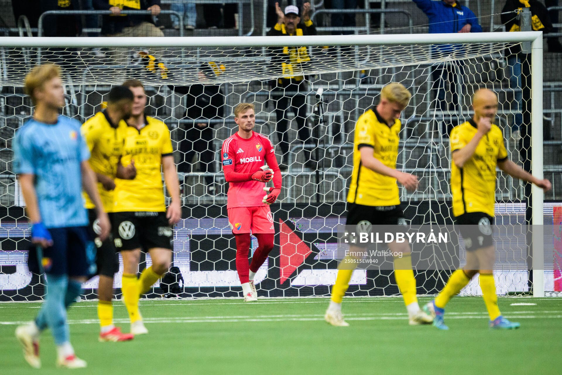 Djurgårdens målvakt Jacob Rinne deppar