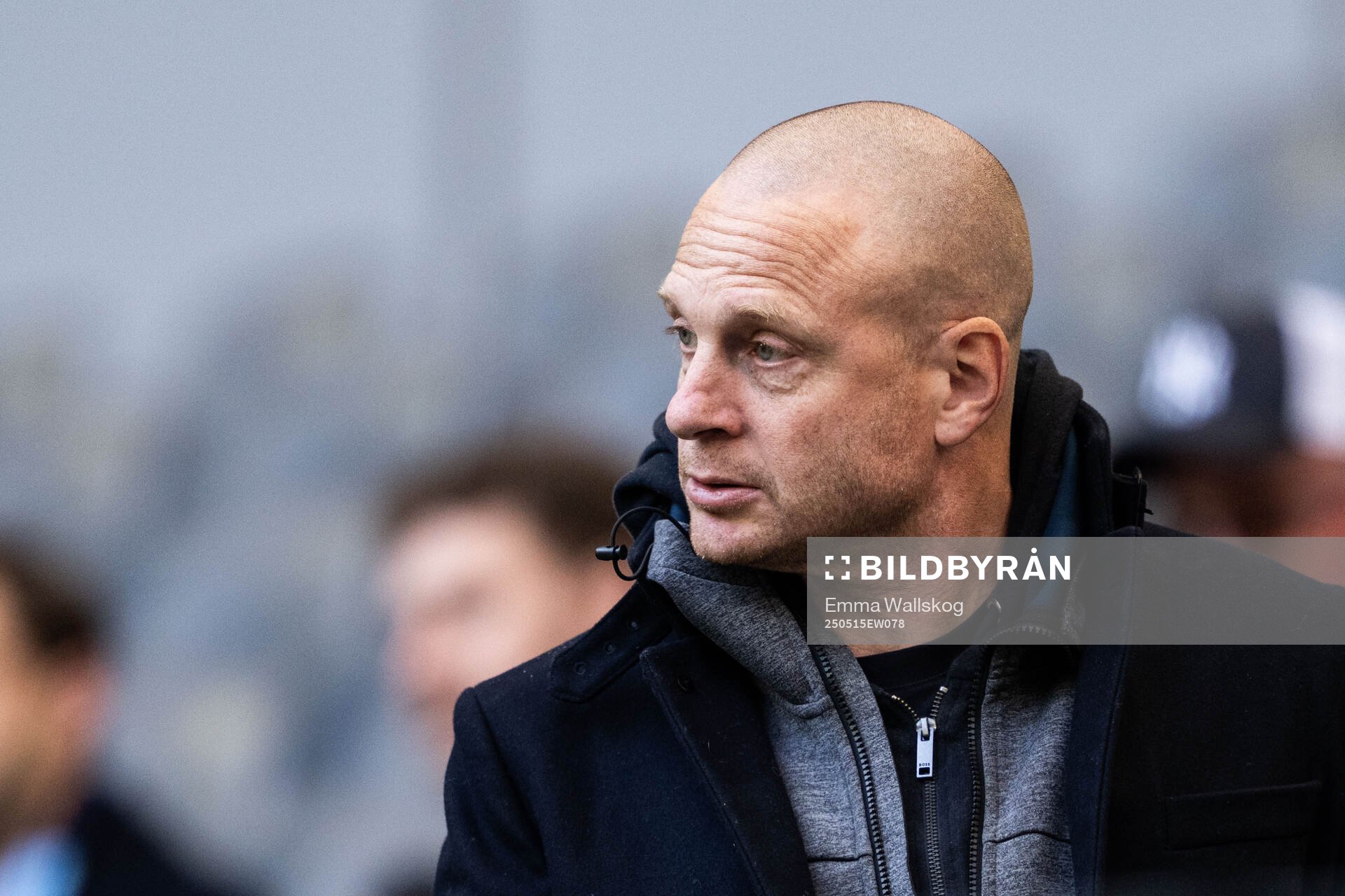 Andreas Brännström på läktaren
