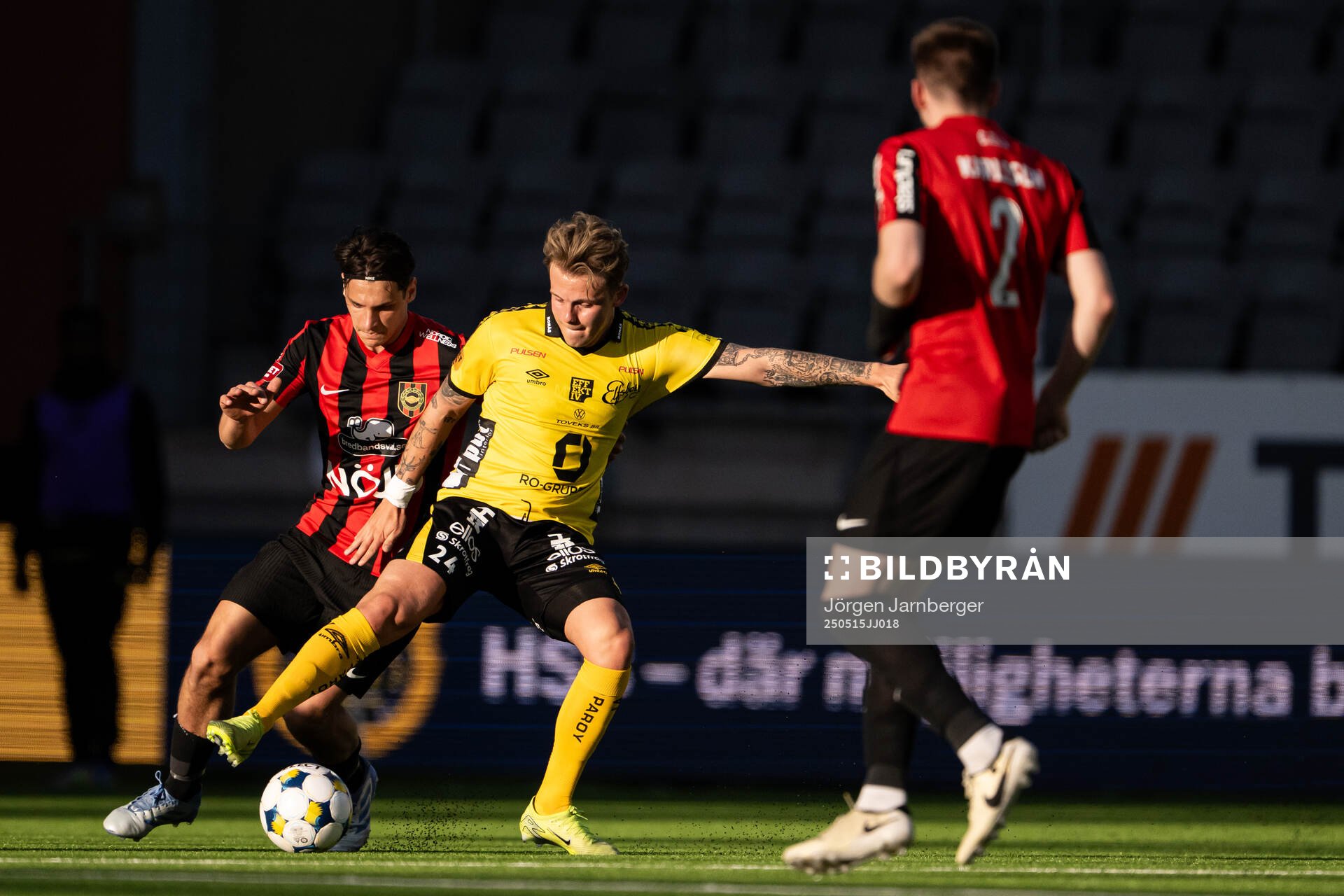 Brommapojkarnas Kevin Ackermann och Elfsborgs Frederik Ihler