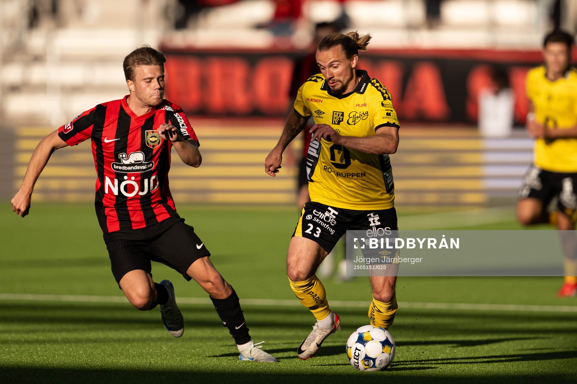 Brommapojkarnas Wilmer Odefalk och Elfsborgs Niklas Hult