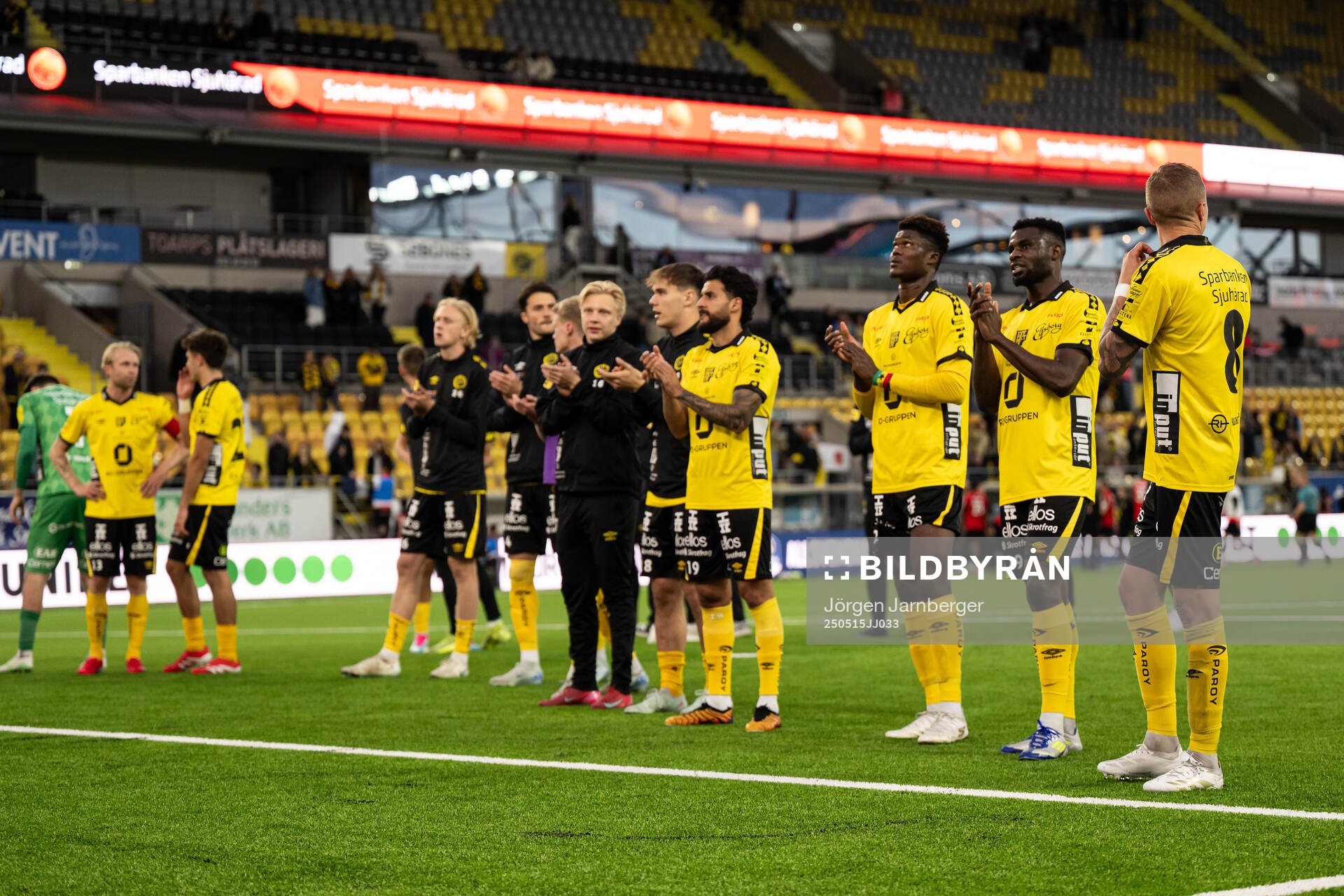 Elfsborgs spelare jublar