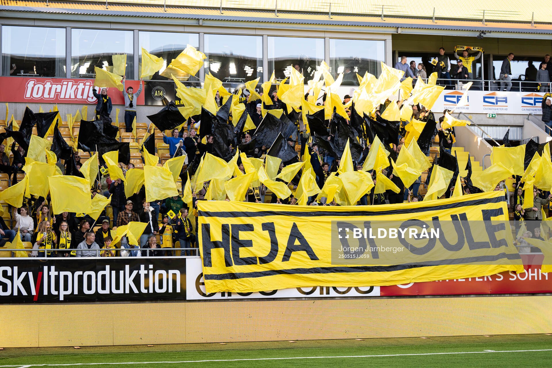 Tifo på familjeläktaren