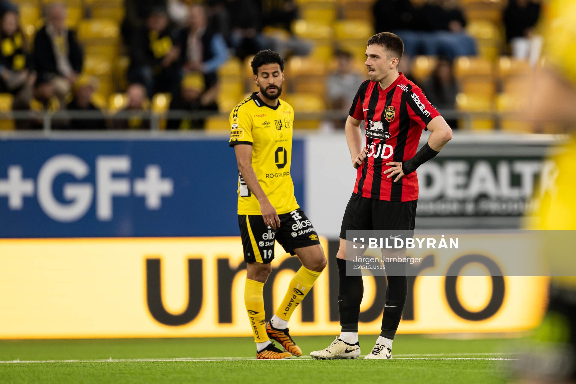 Brommapojkarnas Hlynur Freyr Karlsson deppar