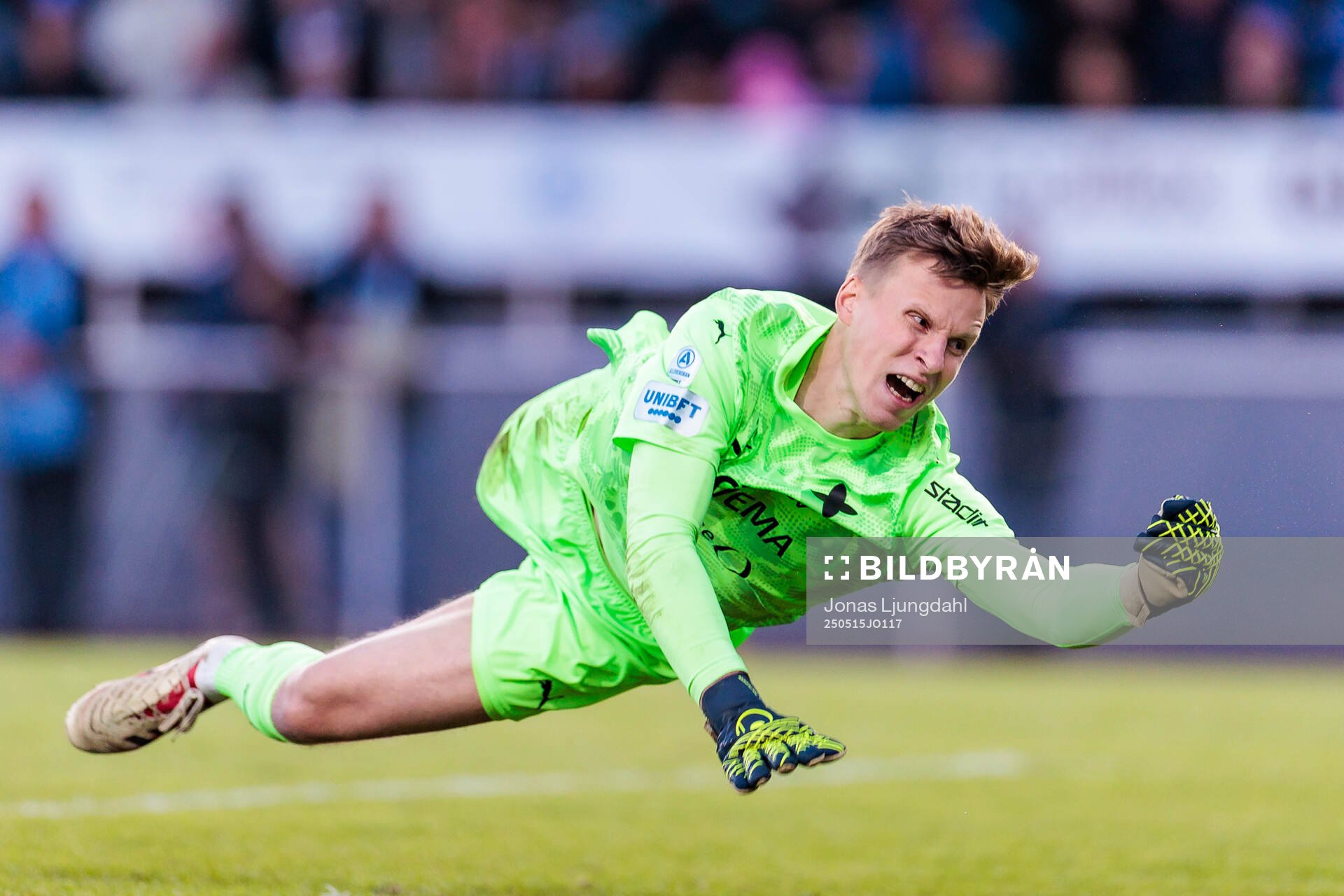 Värnamos målvakt Hugo Keto