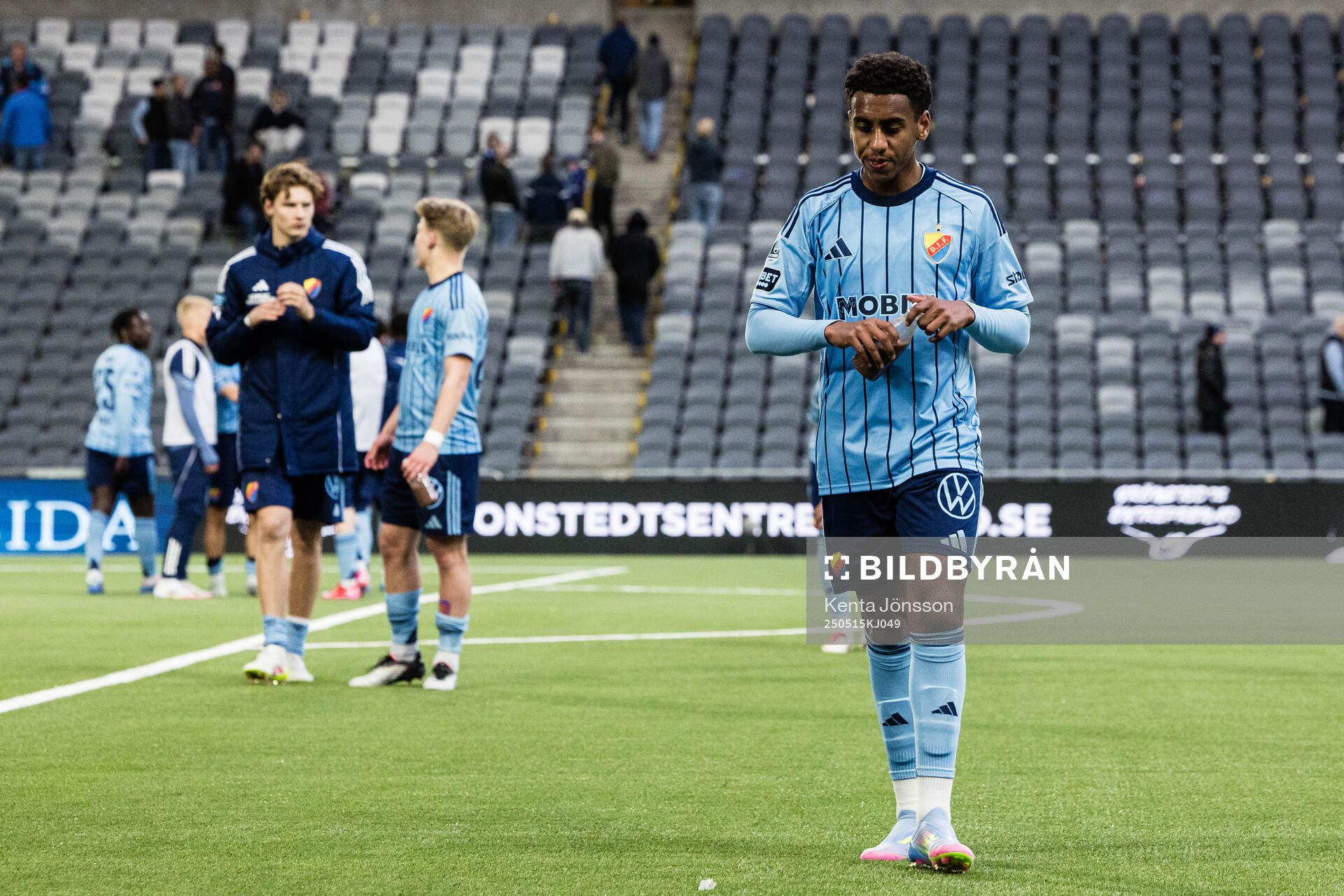 Djurgårdens Isak Alemayehu Mulugeta deppar