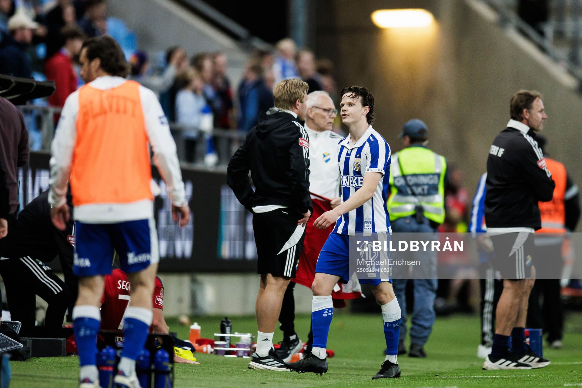 IFK Göteborgs Kolbeinn Thordarson lämnar planen
