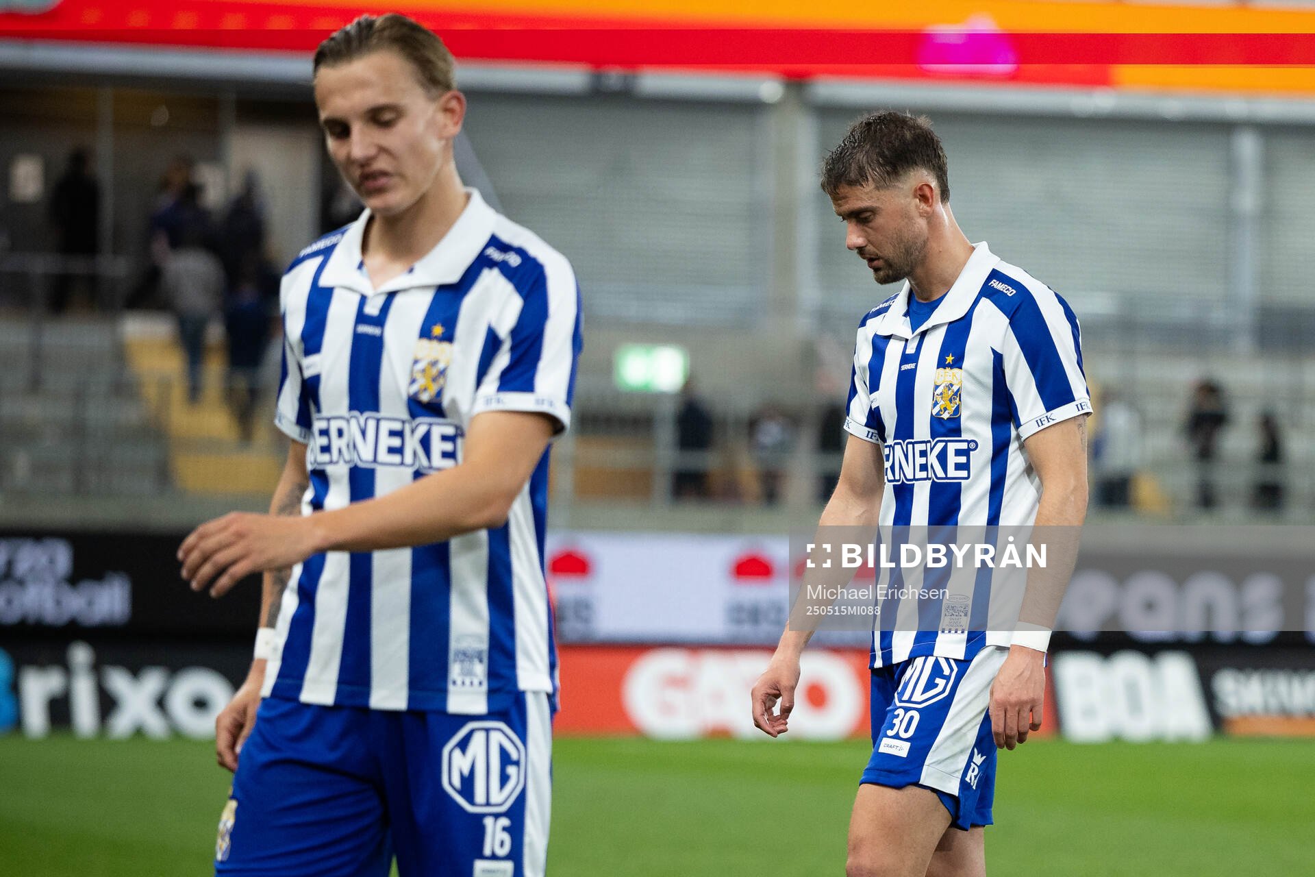 IFK Göteborgs Linus Carlstrand och Ramon Pascal Lundqvist
