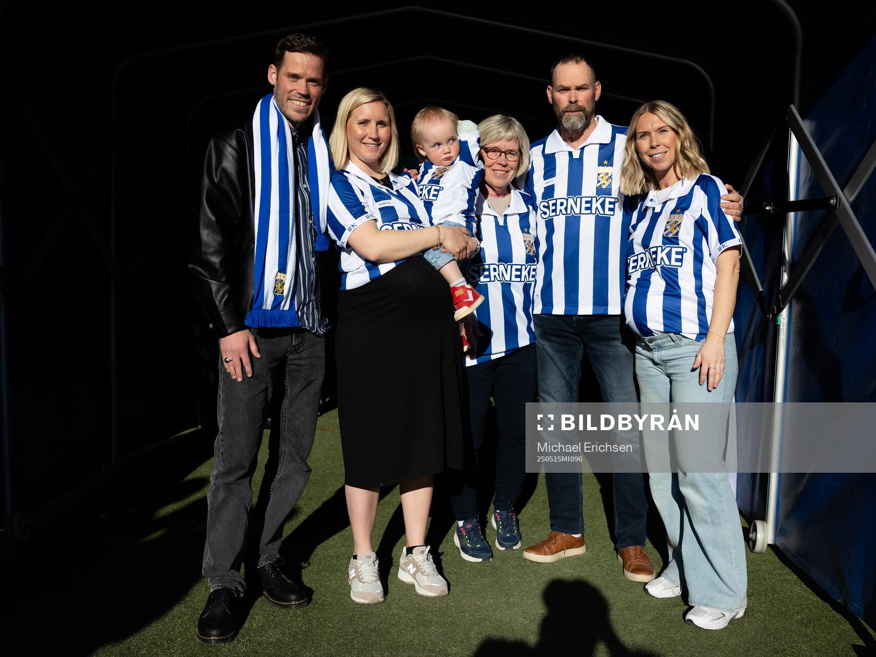 Emil Salomonsson med familj