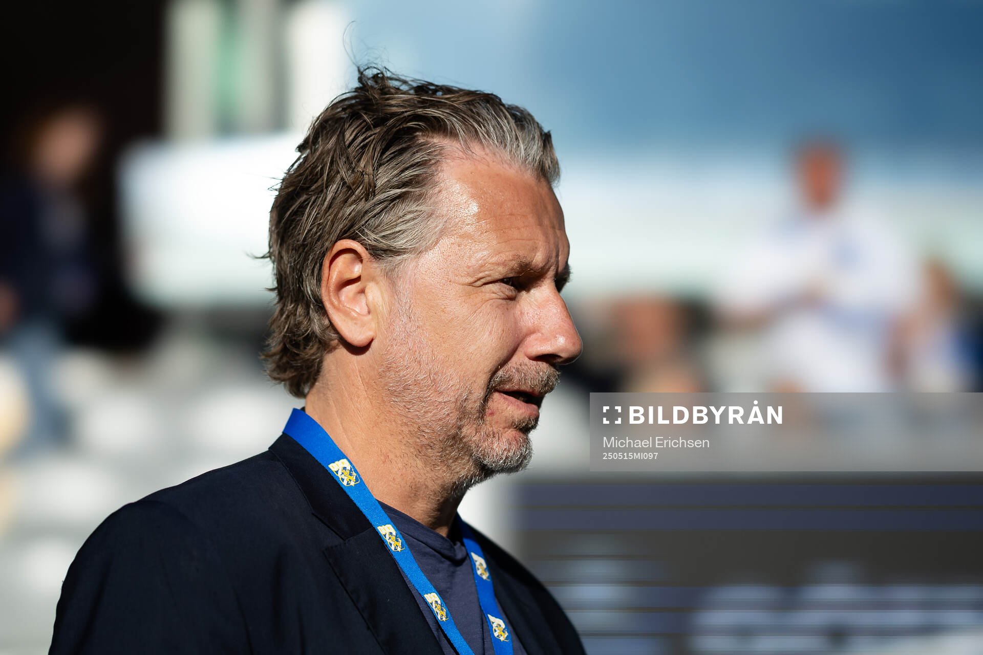 IFK Göteborgs fotbollschef Jesper Jansson inför fotbollsmatchen i Allsvenskan mellan IFK Göteborg och Öster den 15 maj 2025 i Göteborg.