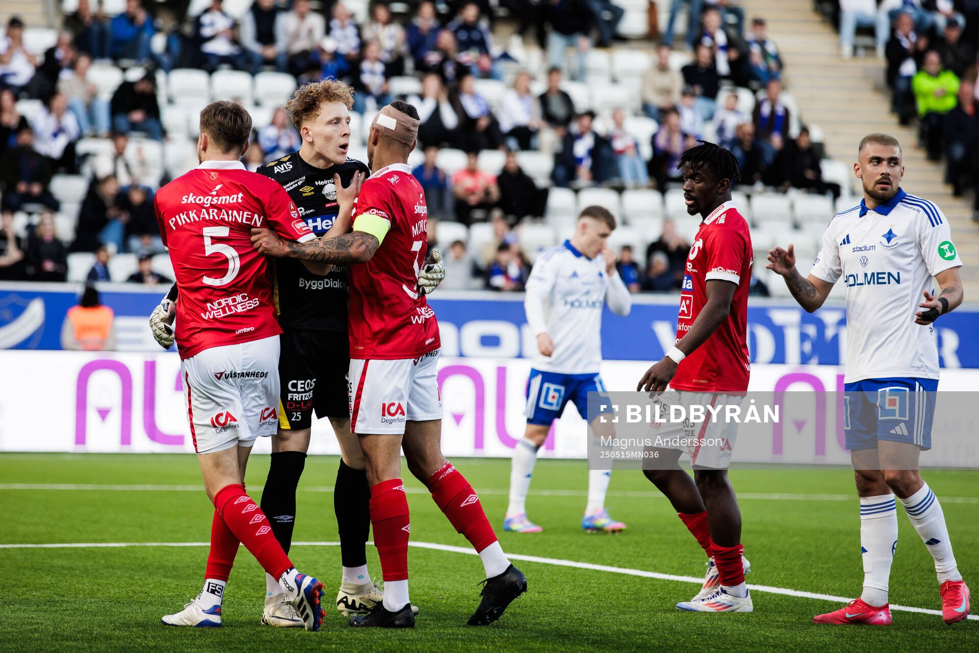 Degerfors målvakt Rasmus Forsell