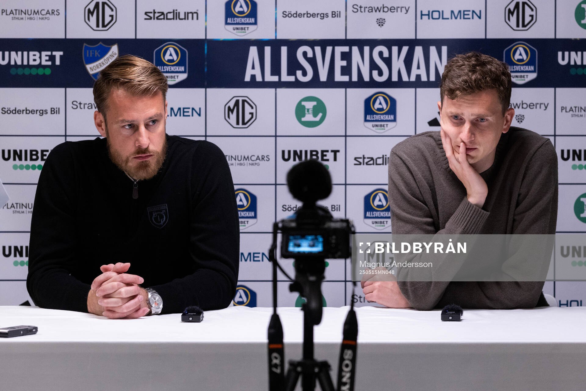 Degerfors tränare William Lundin och IFK Norrköpings