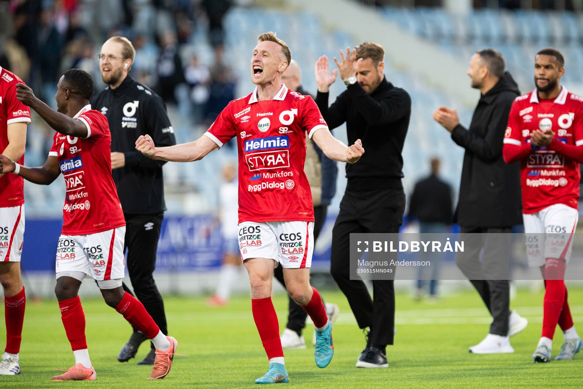 Degerfors Sebastian Ohlsson jublar
