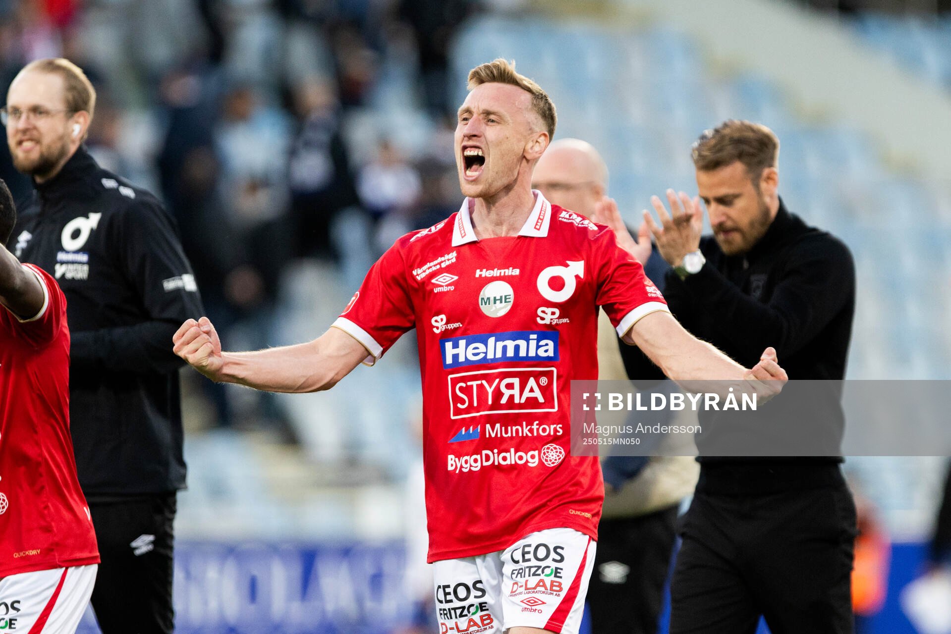 Degerfors Sebastian Ohlsson jublar