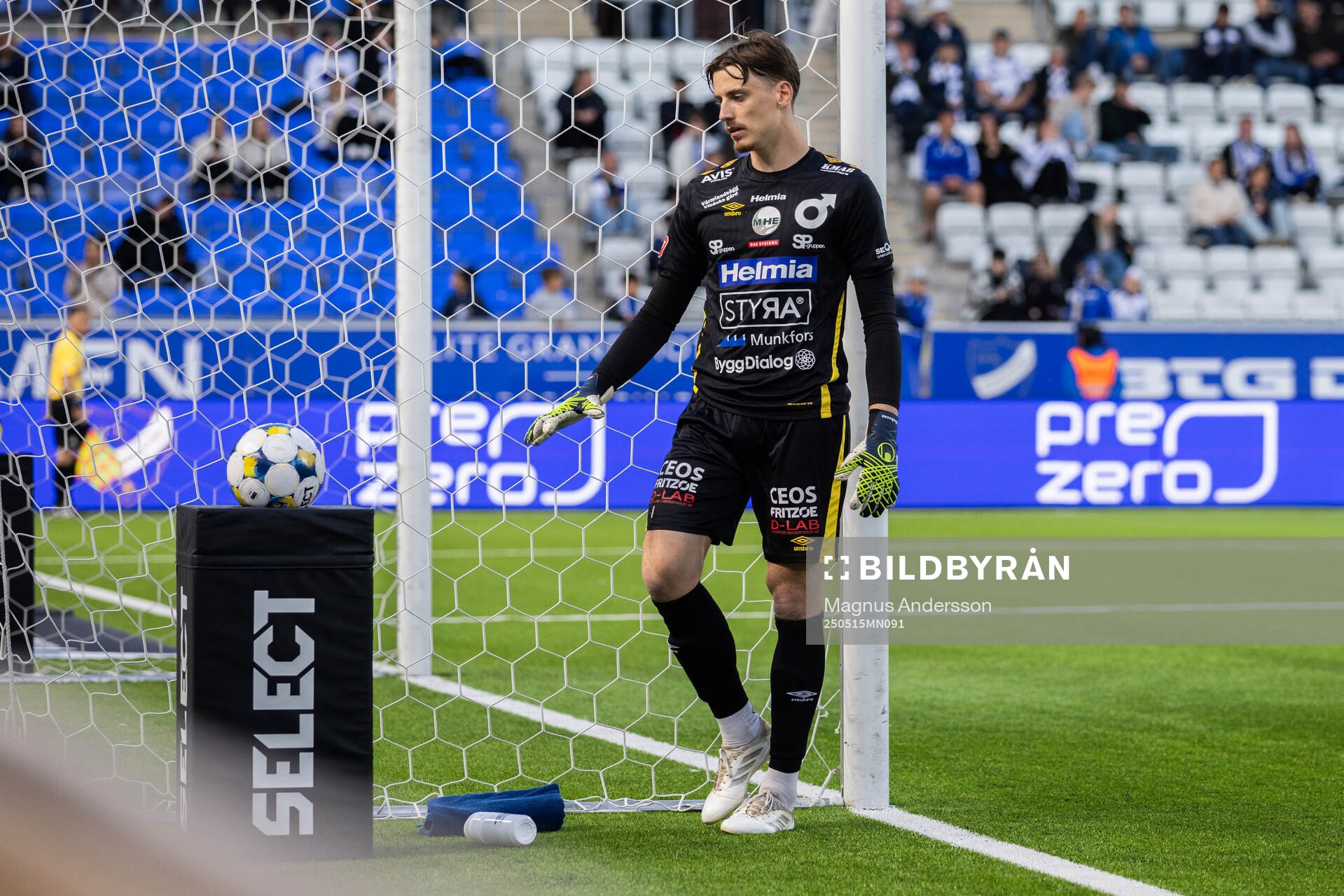Degerfors målvakt Wille Jakobsson