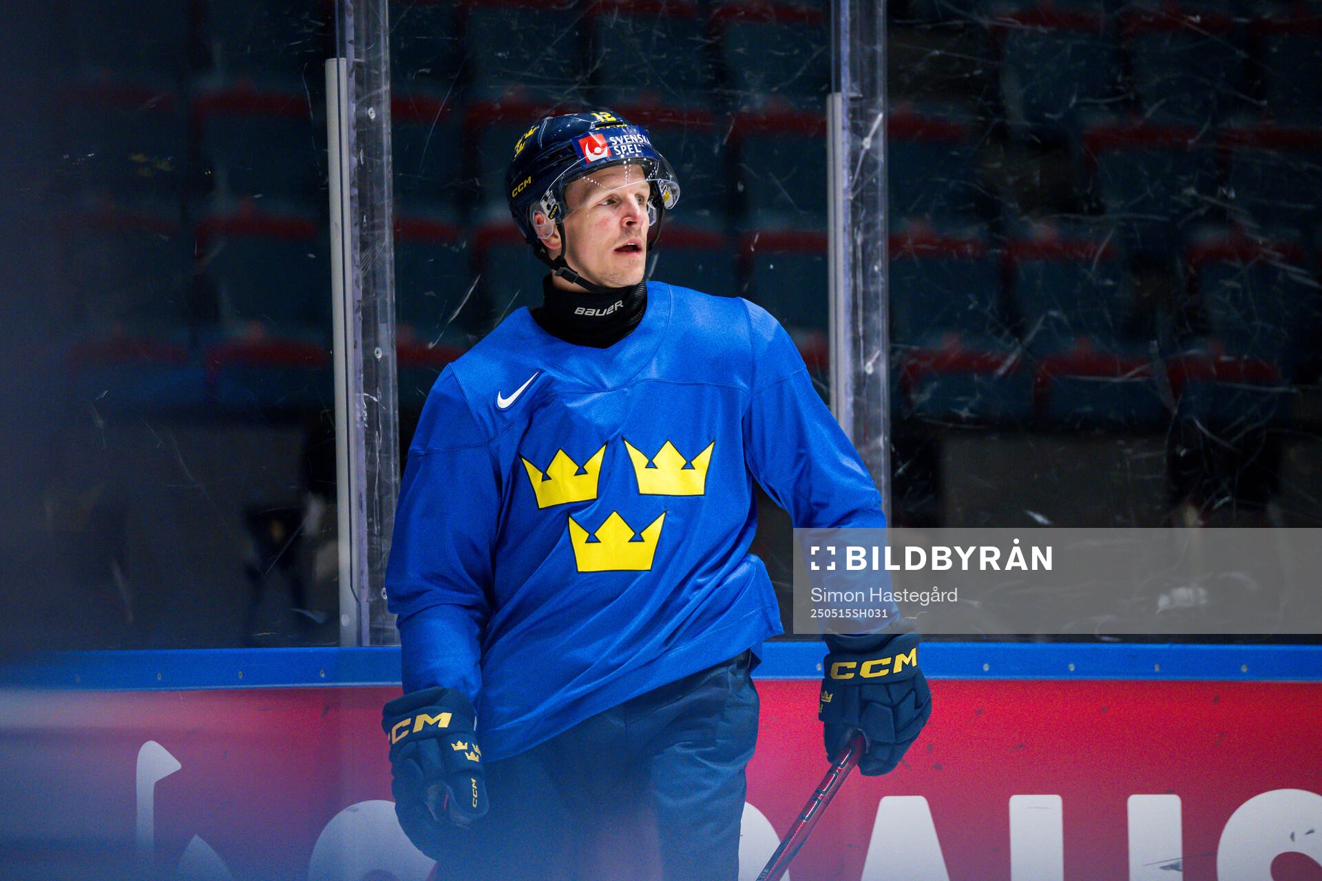 Max Friberg at a practice session