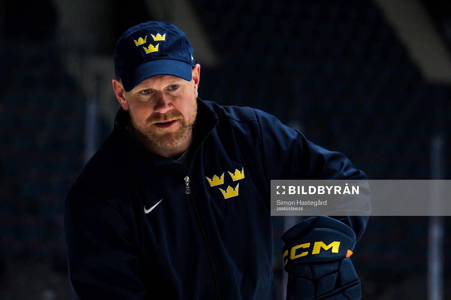 Assistant general manager Patric Hörnqvist of Sweden at a