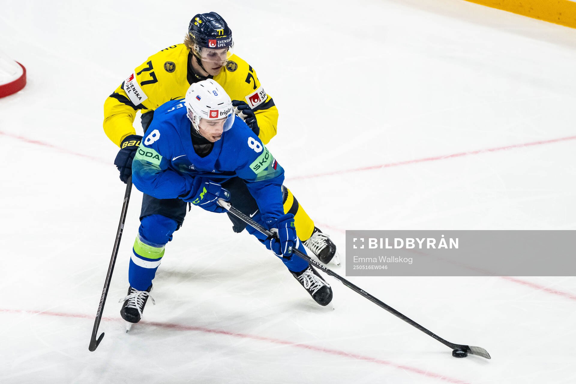 Simon Edvinsson of Sweden and Marcel Mahkovec of Slovenia
