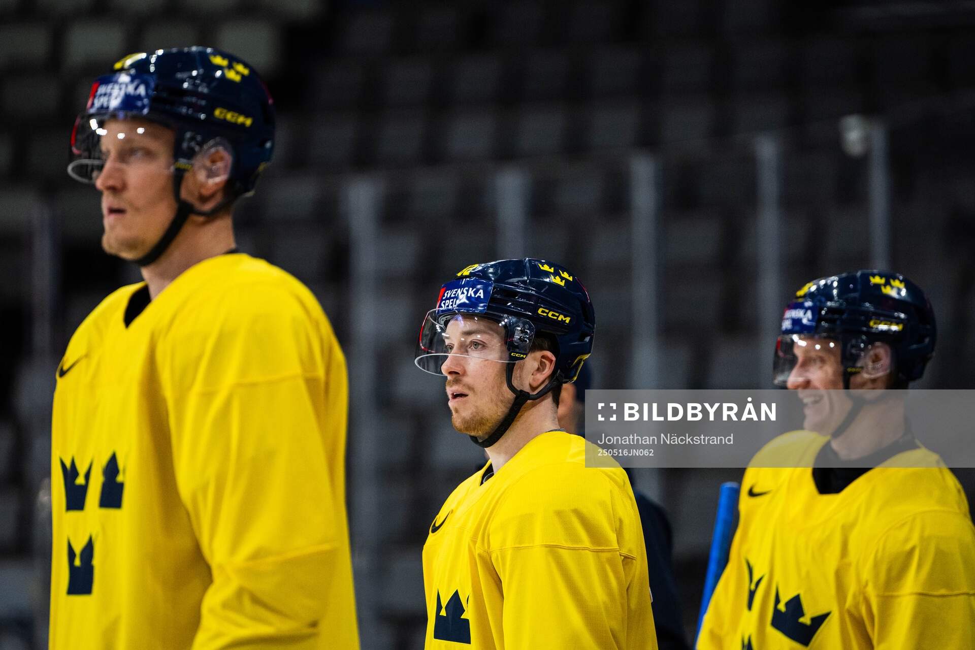 Jesper Frödén of Sweden at a practice session